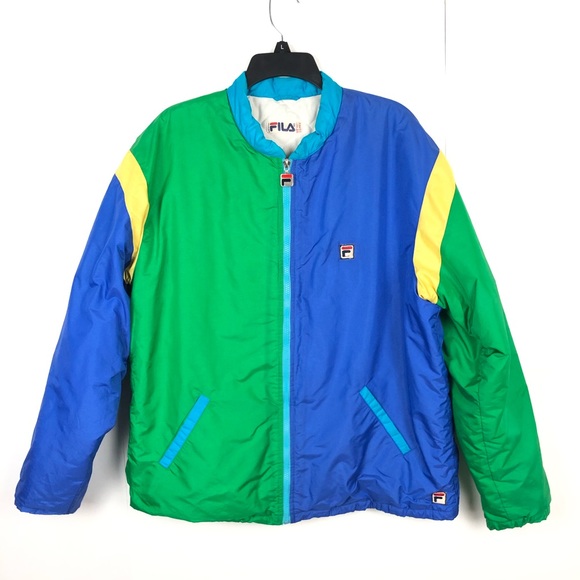 Fila Jackets & Blazers - VINTAGE 1980’S COLOR BLOCK FILA WINDBREAKER JACKET